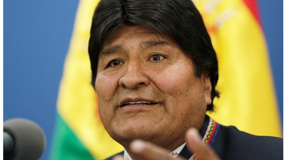 Bolivia's President Evo Morales speaks during a news conference in La Paz, Bolivia August 13, 2019