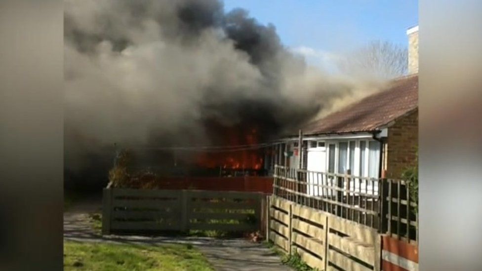 Gosport Bungalow Fire Victim, 52, Named - Bbc News