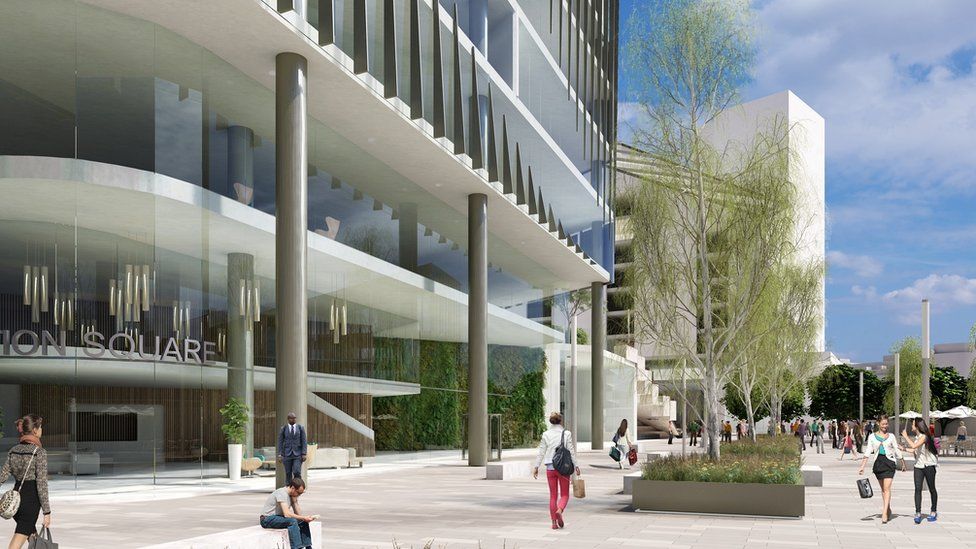 Proposals for new office building in Southampton city centre