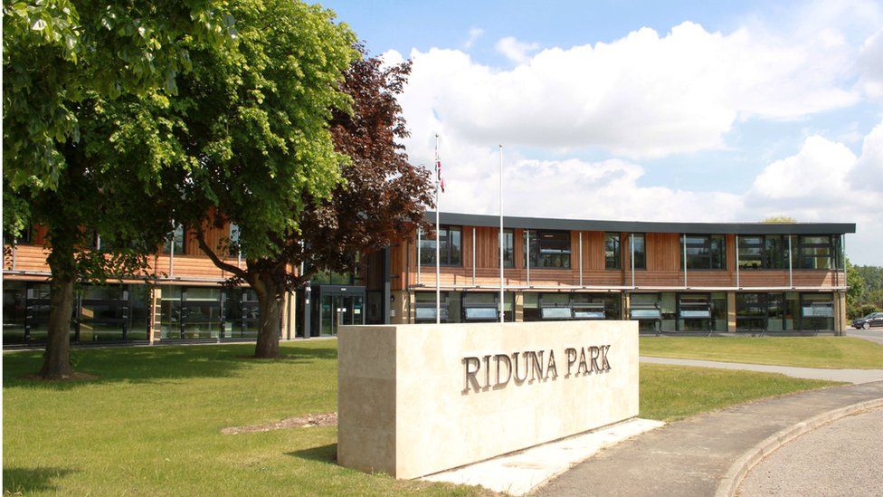 An external photo of East Suffolk Council's offices at Riduna Park, Melton