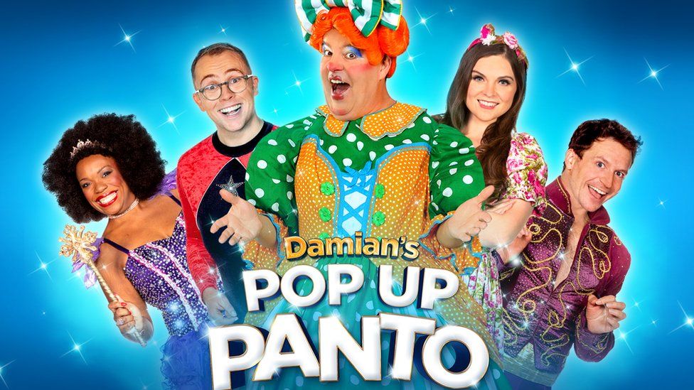 The producers of Damian's Pop Up Panto hope the show will go ahead, but it can't currently as Sheffield is in tier three