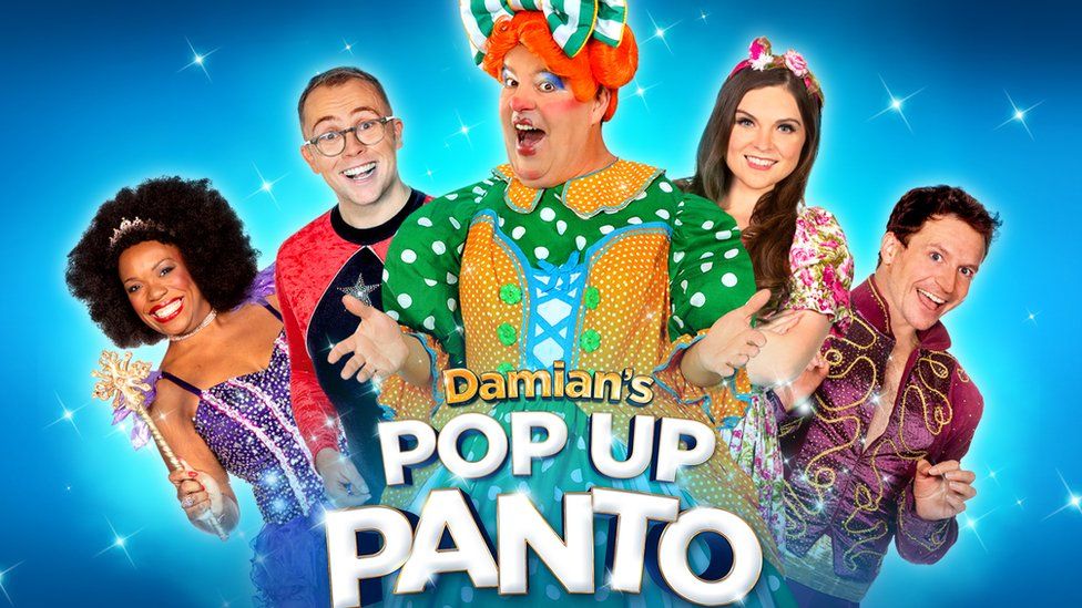 The Crucible in Sheffield still hope to host Damian's Pop Up Panto but can't currently as the city is now in tier three