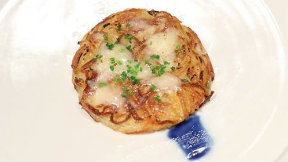 Handout image of a rösti dish to be cooked for North Korea's Kim Jong-Un