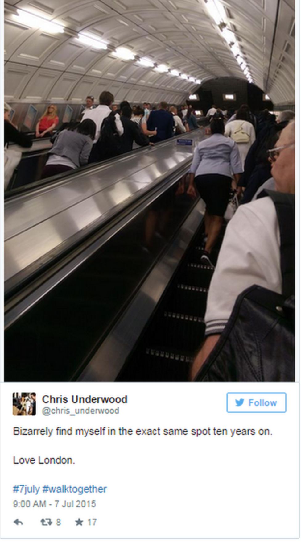 These are the images being shared 10 years after the 7/7 attacks - BBC News