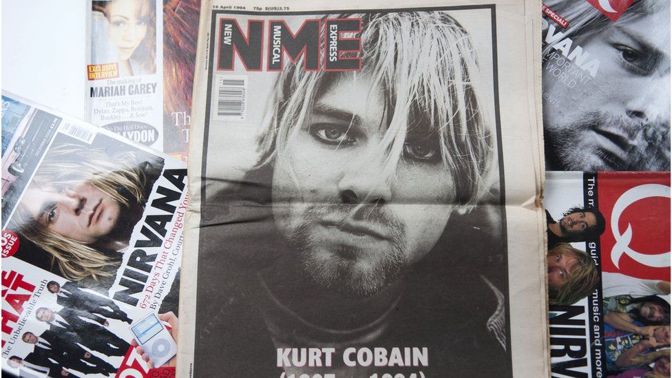 NME with Kurt Cobain on the cover in 1994