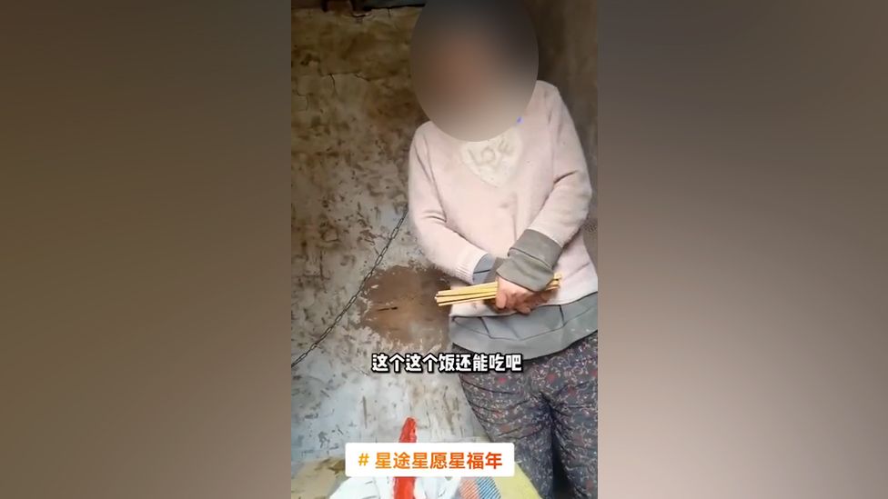 976px x 549px - Xuzhou mother: Video of chained woman in hut outrages China internet - BBC  News