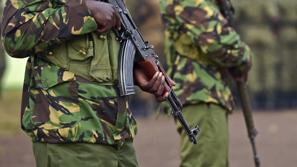 Kenyan soldiers - July 2015