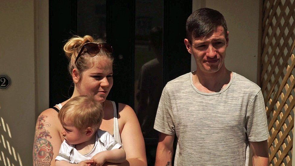 Jack (right) and his family have one of the homes in Lyme Regis