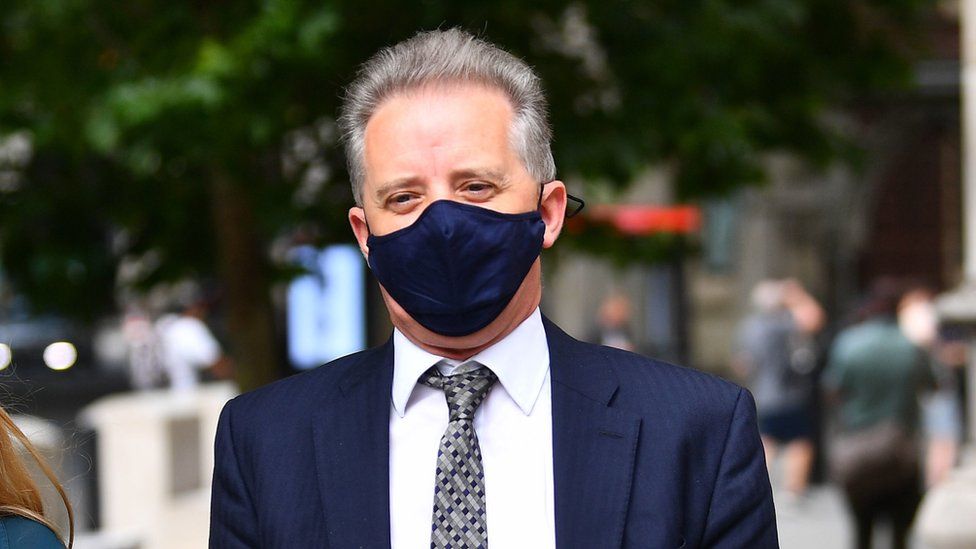 Christopher Steele, a former British spy who wrote a 2016 dossier about alleged links between Donald Trump and Vladimir Putin, arrives at the High Court in London for a hearing in the libel case brought against him by Russian businessman Aleksej Gubarev.