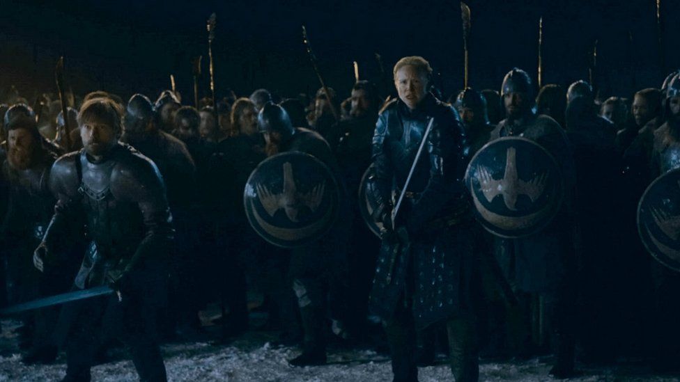 Battle scene from Game of Thrones