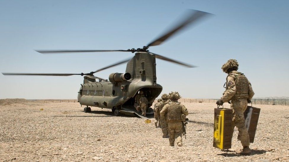 British troops leave Afghanistan
