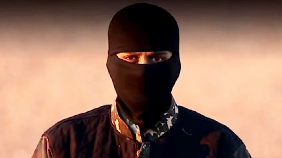 An IS militant in propaganda video