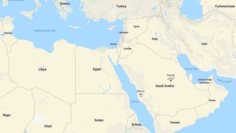 Map of Egypt
