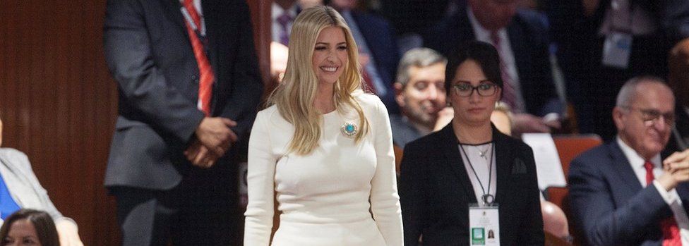 White House Senior Advisor Ivanka Trump is seen at the Congress during the inauguration