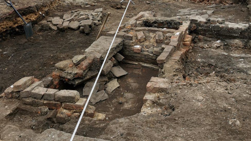 Excavated Victorian latrines
