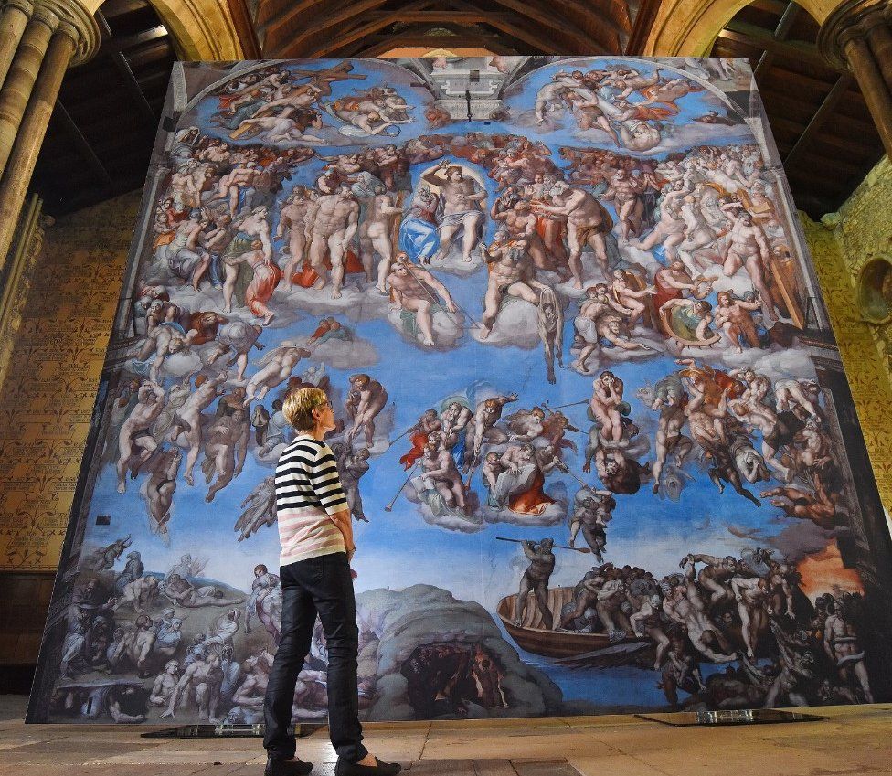 Michelangelo S Frescos Down From The Ceiling In Hull Bbc News