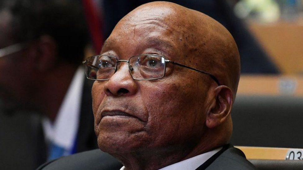 South Africa's Jacob Zuma in 'contempt of court', says ...