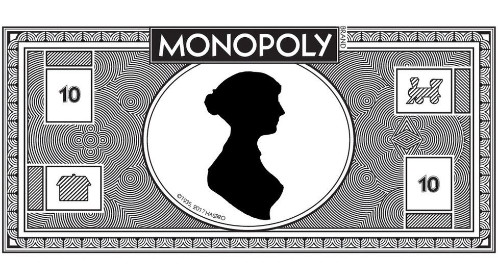 Jane Austen Monopoly money