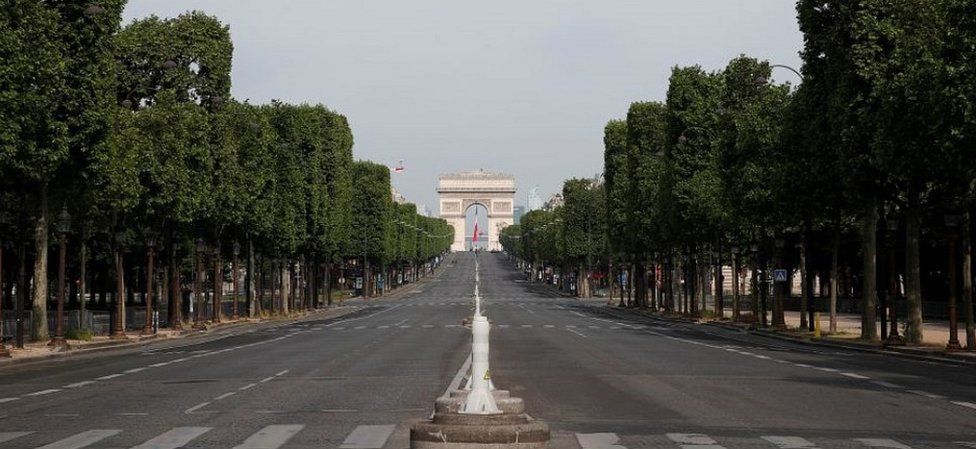 The Champs-Élysées, 8 May 20