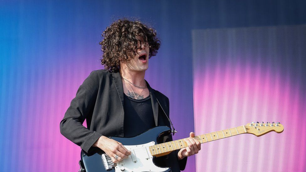 The 1975 at BBC Radio 1's Big Weekend in 2016.