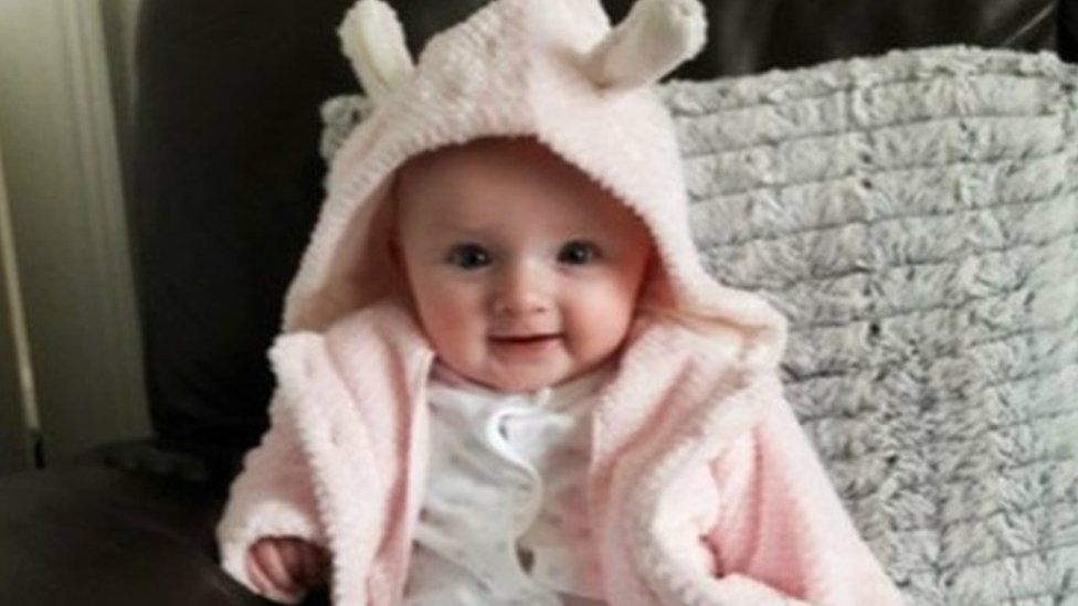 Mili Wyn Ginniver was six months old