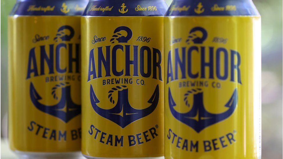 Anchor Brewing cans