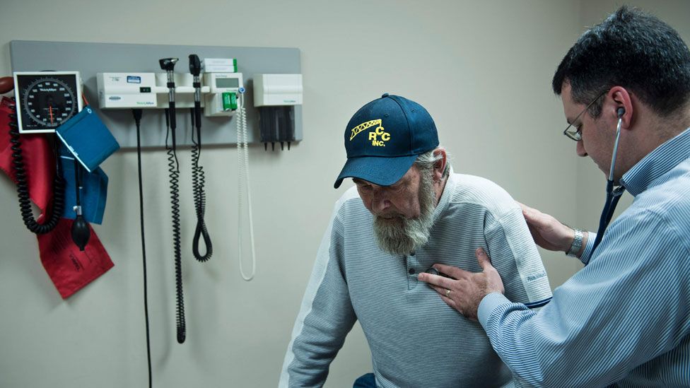 A 64-year-old lung cancer survivor in West Virginia