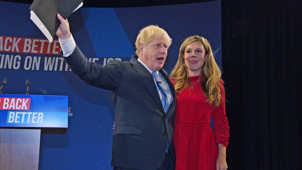 Boris and Carrie Johnson