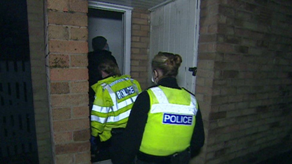 Police enter property in Birmingham