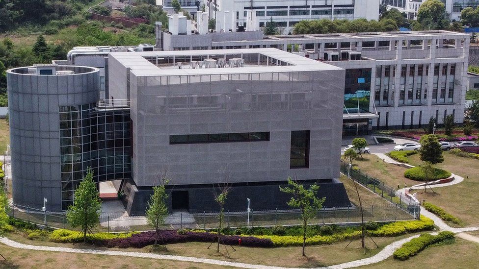 Wuhan Institute of Virology in Wuhan, China, 17 April