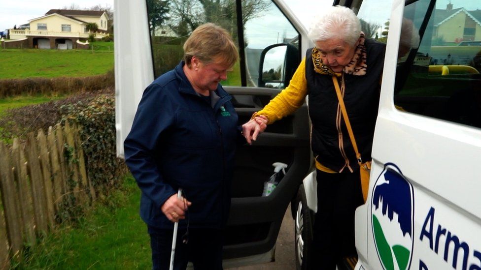 The dial-a-lift service transports elderly and disabled passengers in rural parts of Northern Ireland is at risk of closure