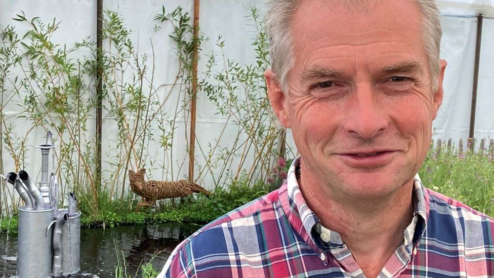 Paul Welford designed a climate change garden