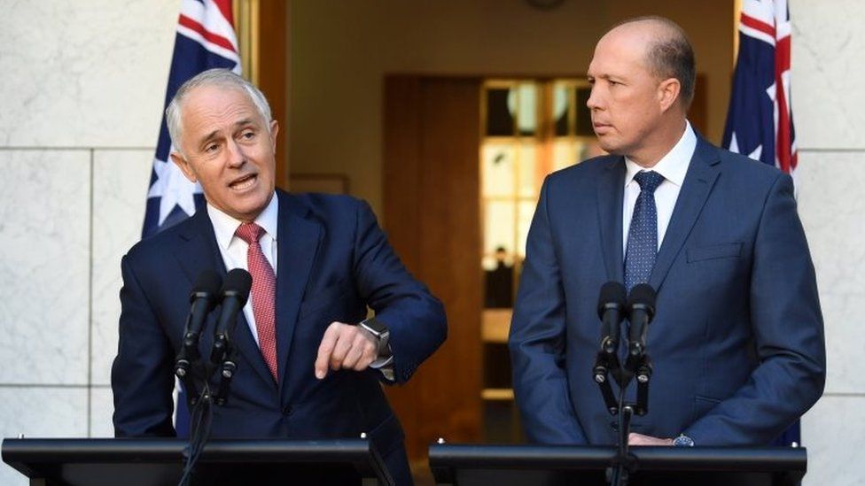 Prime Minister Malcolm Turnbull and Immigration Minister Petter Dutton announce the changes