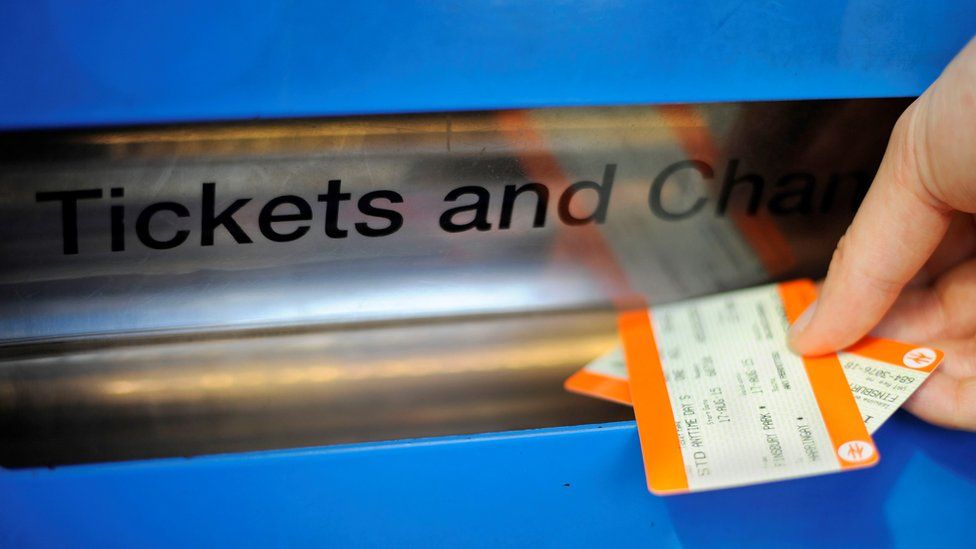 Buying a train ticket