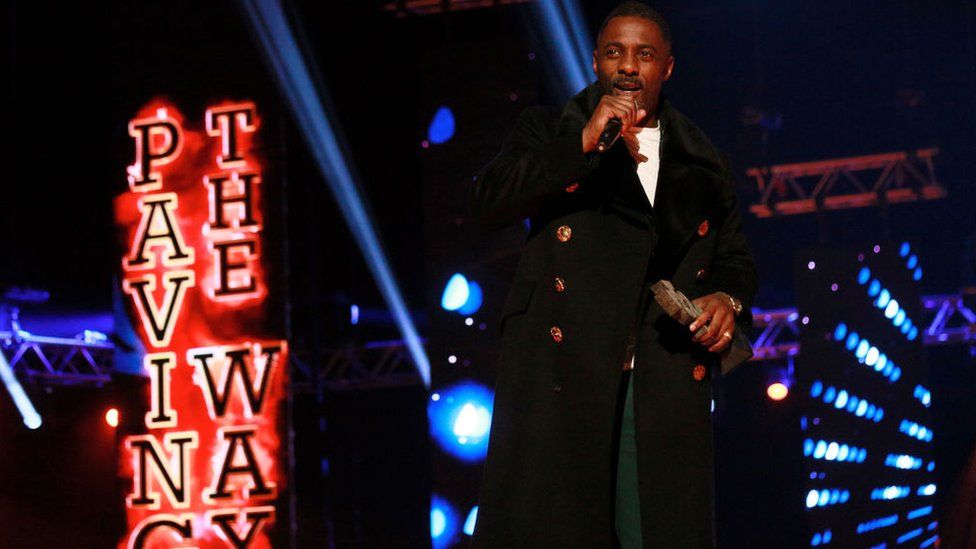 Idris Elba at the Mobo Awards