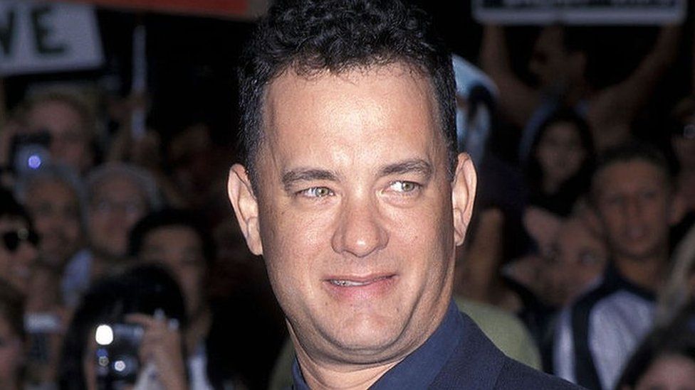 Tom Hanks at the premiere of Saving Private Ryan