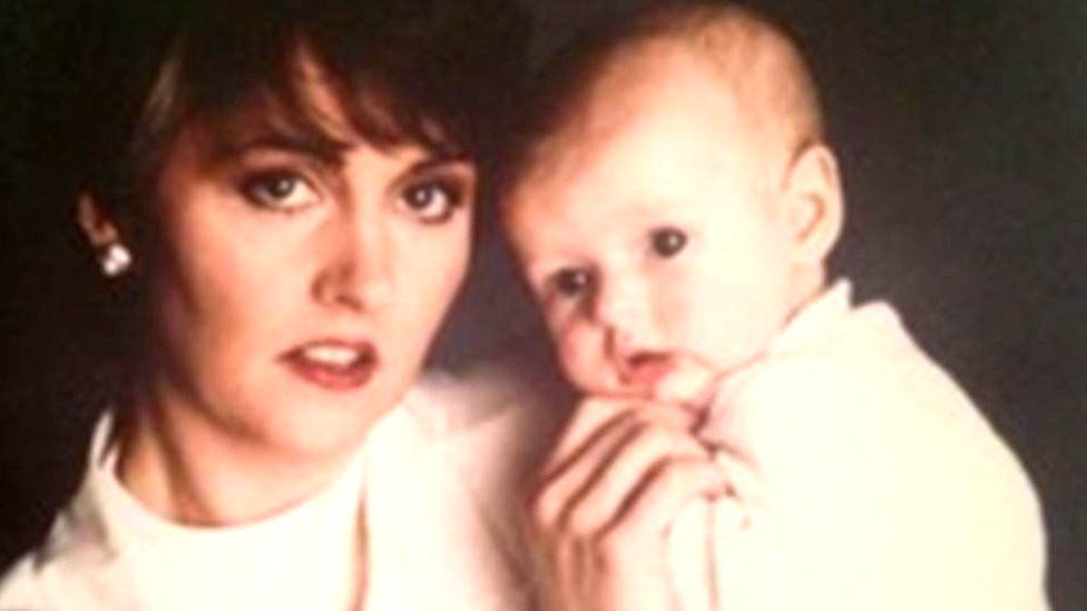 Anne Diamond and her son Sebastian