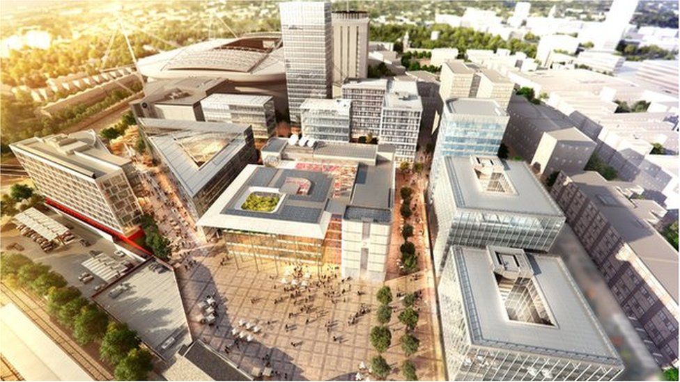 Artist's impression of the new site in Cardiff