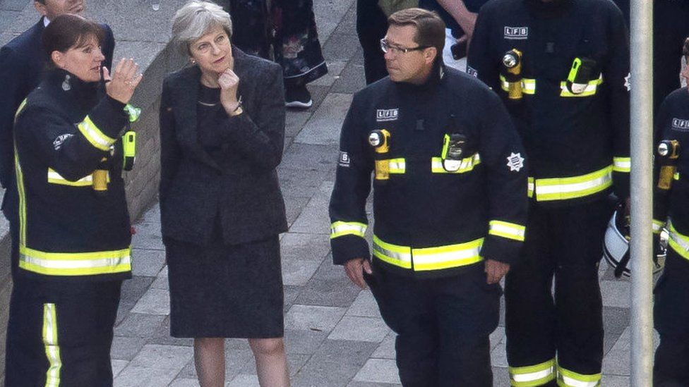 Dany Cotton with Theresa May