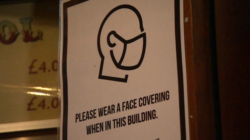 Face mask sign