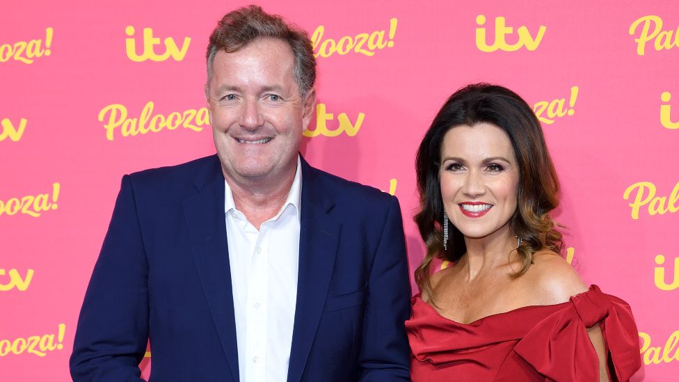 Piers Morgan and Susanna Reid attend the ITV Palooza 2019 at The Royal Festival Hall on November 12, 2019 in London, England