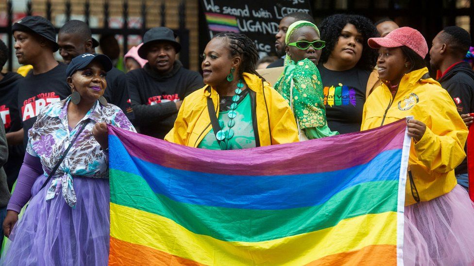 Uganda gay rights protest