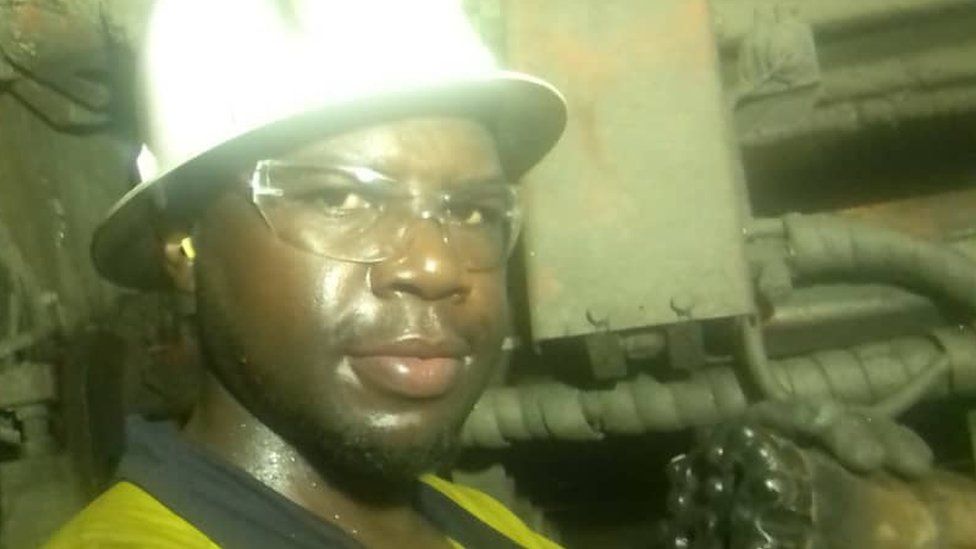 Nune Ndonji, a Zambian trapped in the mine in Burkina Faso