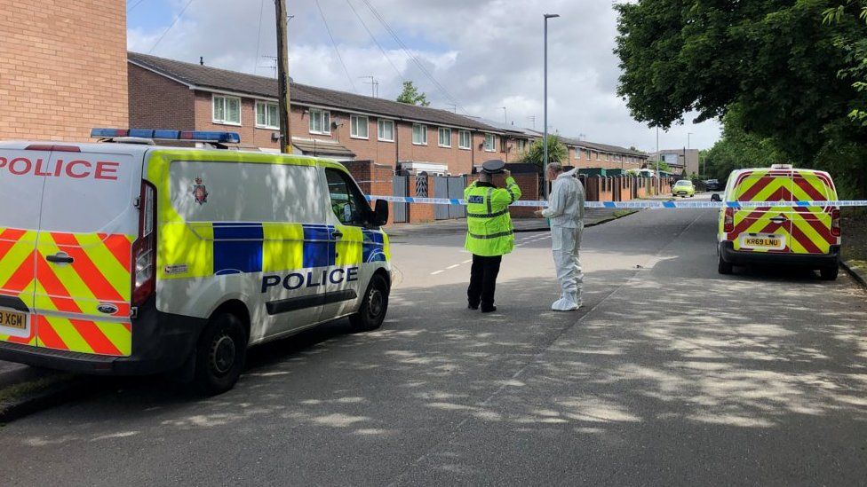 Police near Bednal Avenue