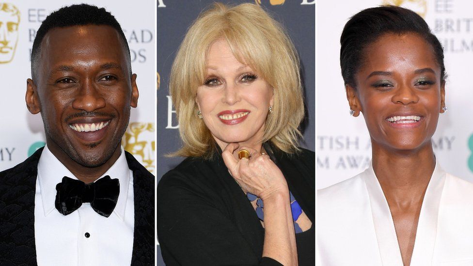 Mahershala Ali, Joanna Lumley and Letitia Wright