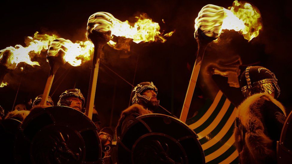 Shetland's Up Helly Aa fire festival called off for 2022 - BBC News