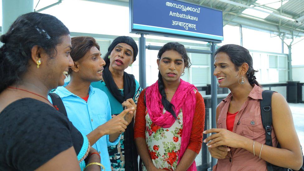 The transgender staff of India's newest metro service BBC News