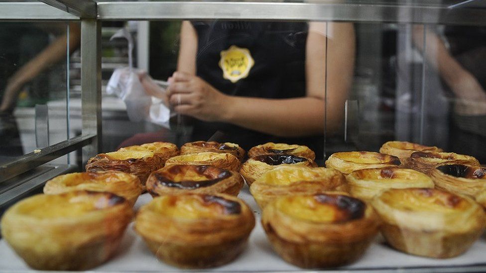 Pasteis de nata ', типичная Лиссабонская выпечка