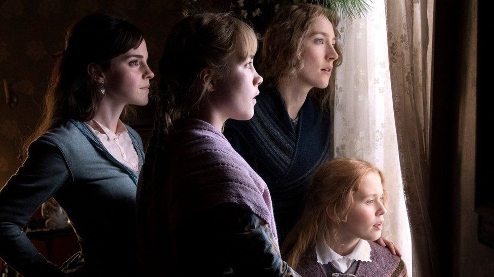 Emma Watson, Florence Pugh, Saoirse Ronan and Eliza Scanlon in Little Women