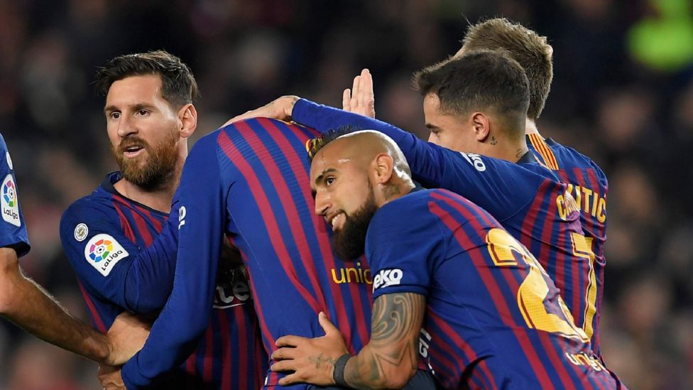 Barcelona 2-0 Villarreal: Gerard Pique and Carles Alena send champions ...